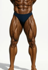 Spodenki Startowe Kulturystyka Classic Physique IFBB - Boki 5cm - Teta Sports