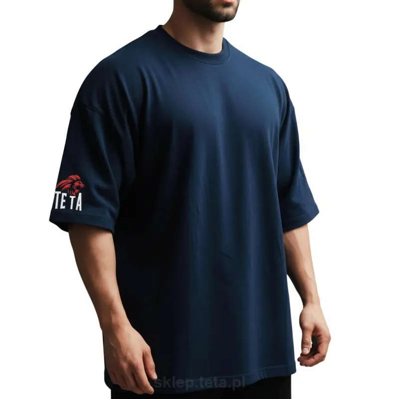Męski rag top bawełniany 240g oversize – TETA SPORTS (24 kolory)