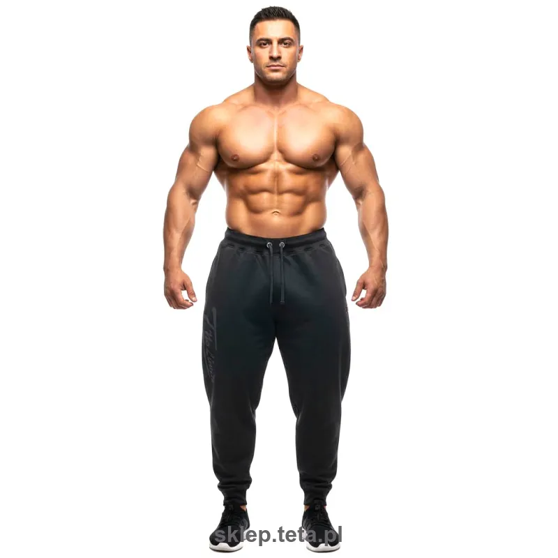 Męskie spodnie dresowe NO LIMITS – 3 grubości bawełny, z logo lub bez, TETA SPORTS (24 kolory)