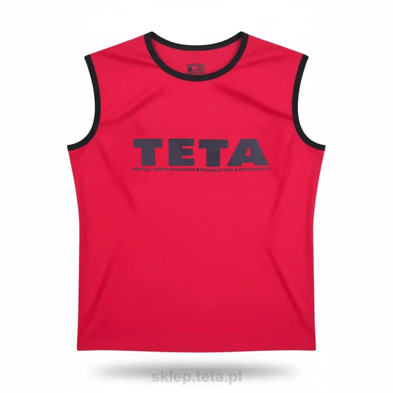 Koszulka bez rękawów TETA – czerwona