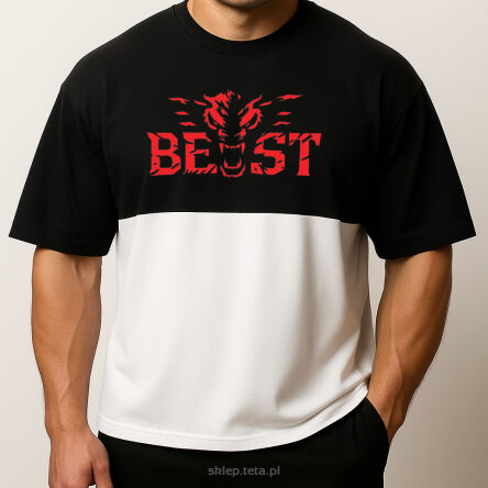 Dwukolorowa koszulka treningowa BEAST – oversize | TETA SPORTS