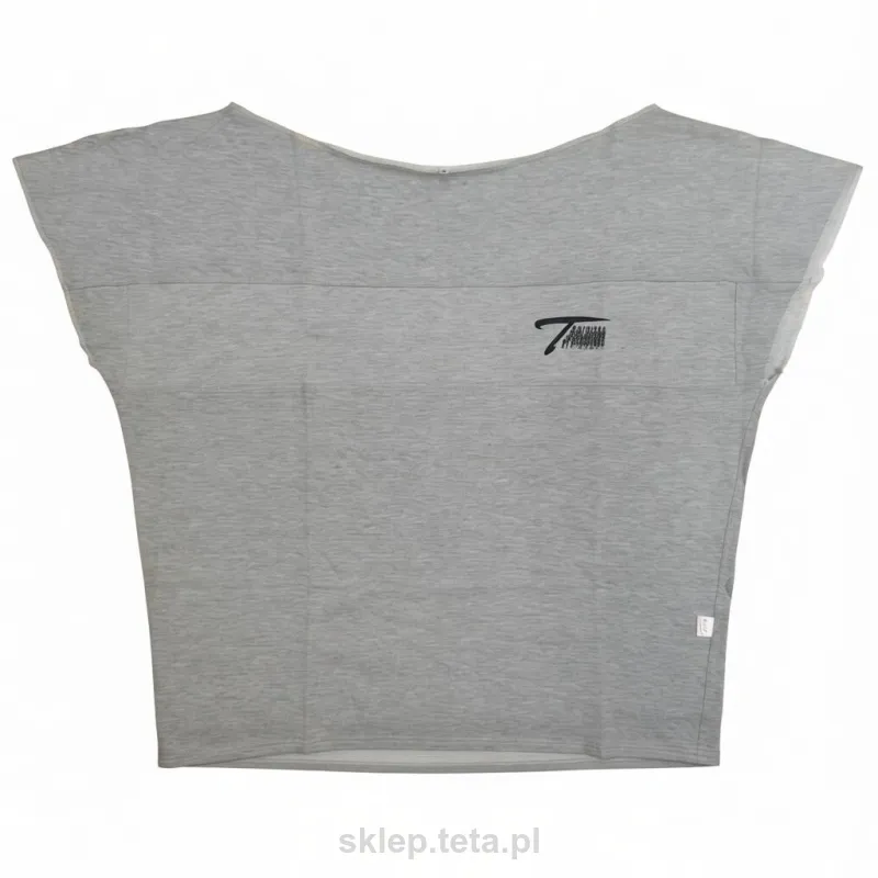 Bluzka treningowa BOXY FIT TETA OVERSIZE – szara