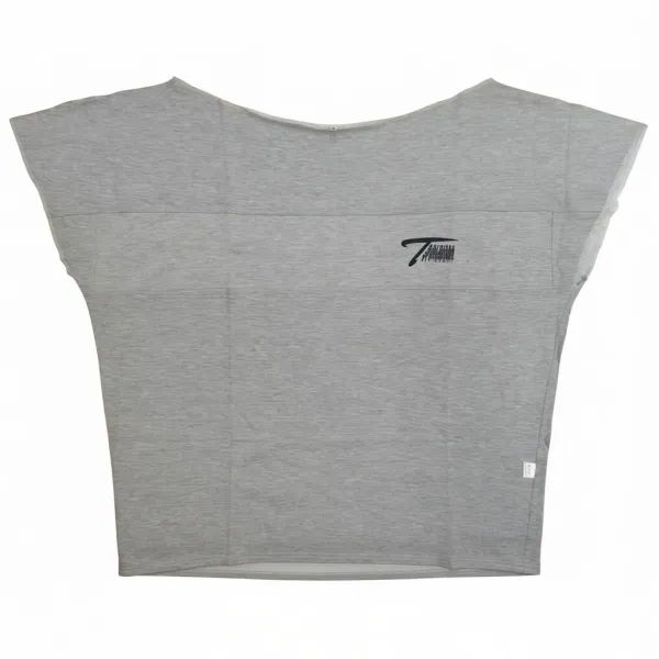 Bluzka treningowa BOXY FIT TETA OVERSIZE – szara