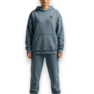 Bluza damska oversize z surowymi szwami – TETA SPORTS (3 grubości bawełny) - 2