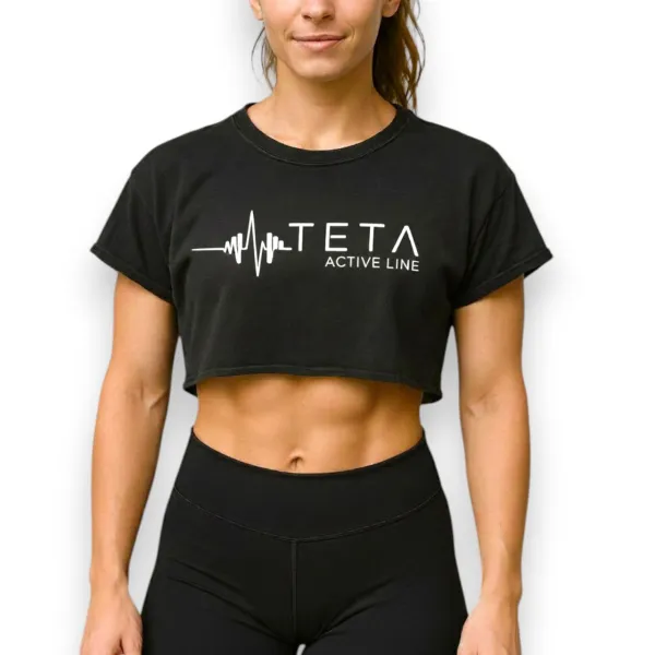 Damski crop top treningowy TETA ACTIVE LINE