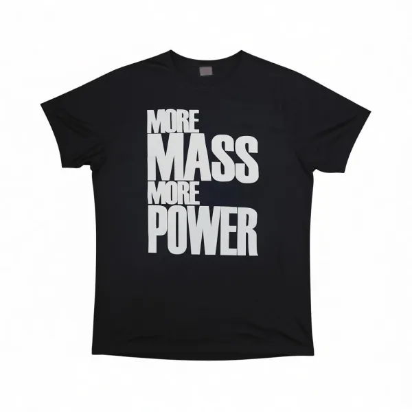 Koszulka MORE MASS MORE POWER – czarna