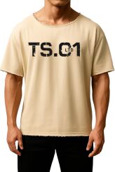 Koszulka oversize TS.01.LTD – surowe wykończenie, limitowana edycja | TETA SPORTS