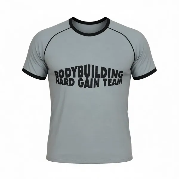 Koszulka BODYBUILDING HARD GAIN TEAM – bawełna z lycrą