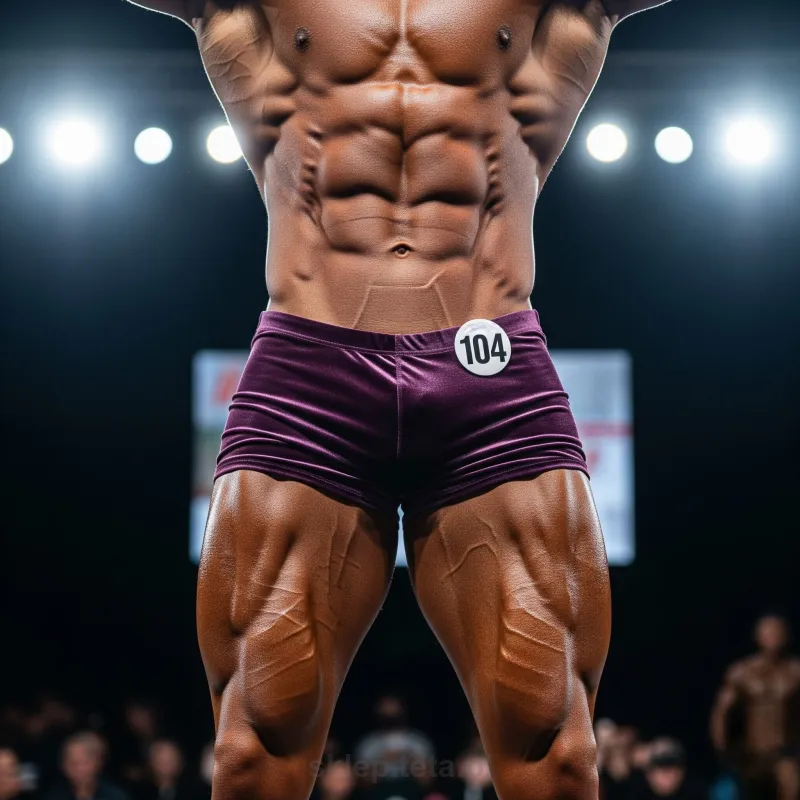 KULTURYSTYCZNE SPODENKI STARTOWE  LYCRA WELUROWA