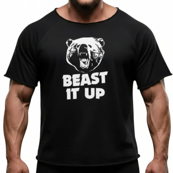Koszulka treningowa BEAST IT UP – TETA SPORTS (240 g, bawełna premium)