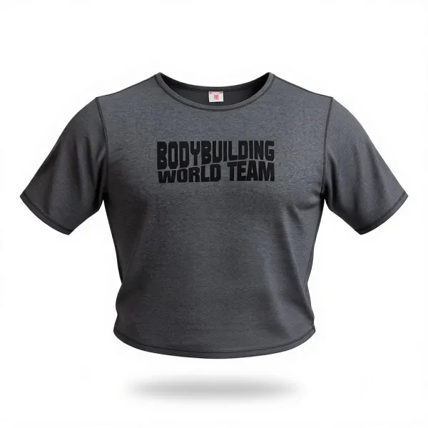 Rag Top BODYBUILDING WORLD TEAM – grafitowy