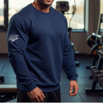 Bluza męska TETA HeavyFlex™ "Siłowy Komfort" - Klasyczny Crewneck