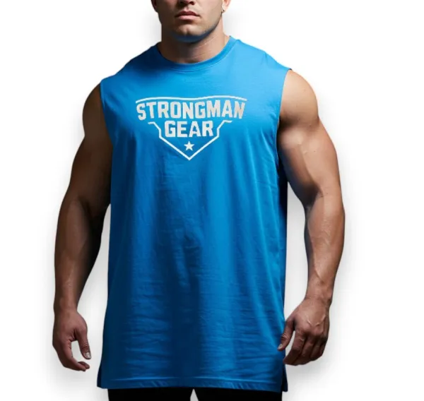 Męski Bezrękawnik Oversize Strongman Gear - Wytrzymałość i Styl na Ekstremalne Treningi