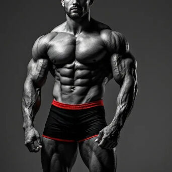 Bodybuilding Muscle Model Trunks – Premium Lycra Posing Shorts