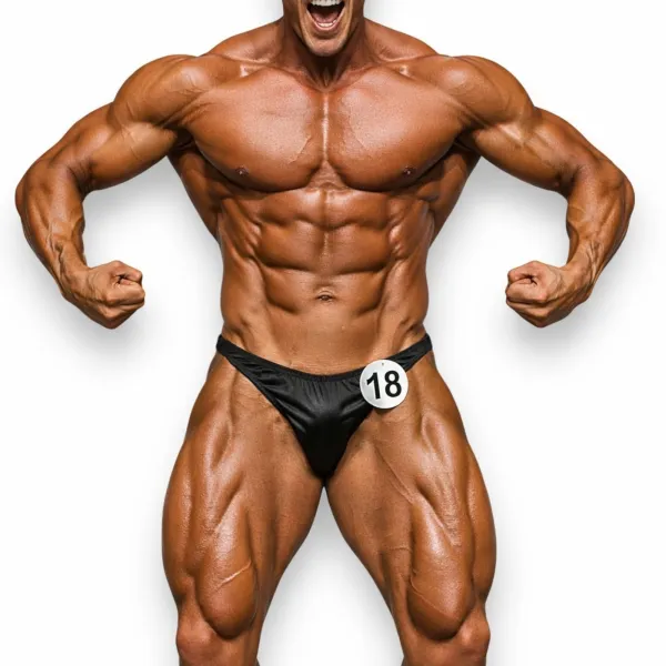 Classic Physique Spodenki Startowe z Lekkim Połyskiem – IFBB NPC Pro Cut