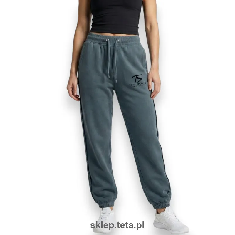 Spodnie dresowe oversize z surowymi szwami – TETA SPORTS