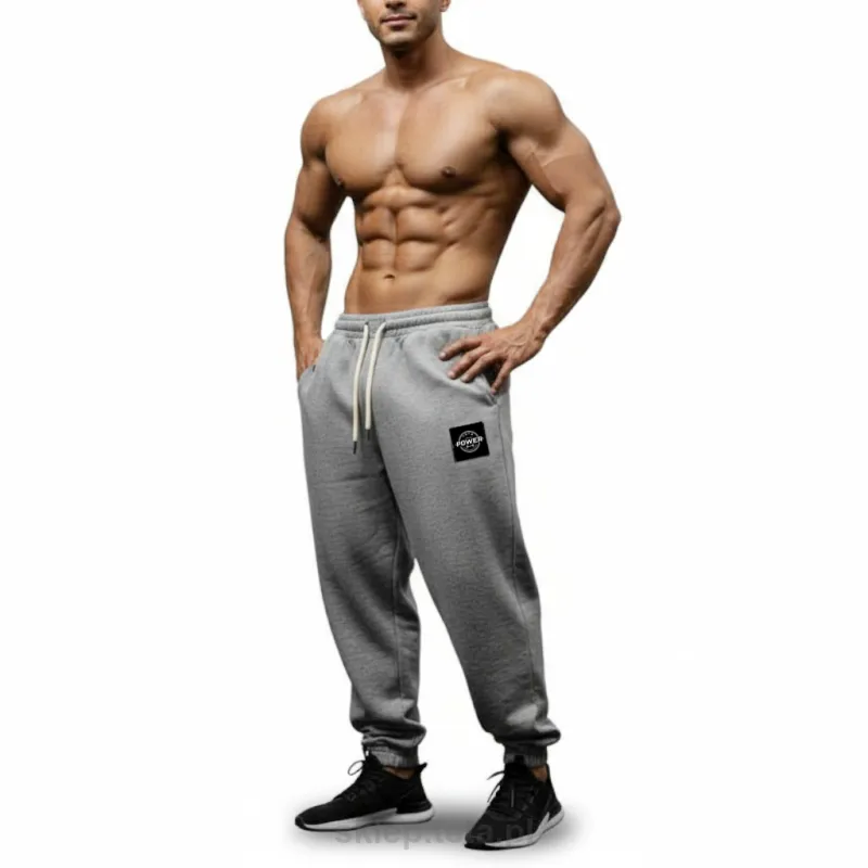 Męskie spodnie dresowe TETA SPORTS – 3 grubości bawełny, luźne joggery z logo lub bez, 24 kolory