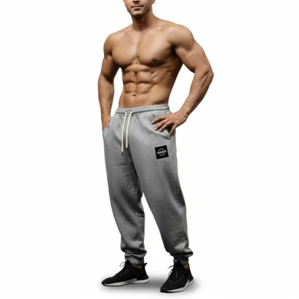 Męskie spodnie dresowe TETA SPORTS – 3 grubości bawełny, luźne joggery z logo lub bez, 24 kolory