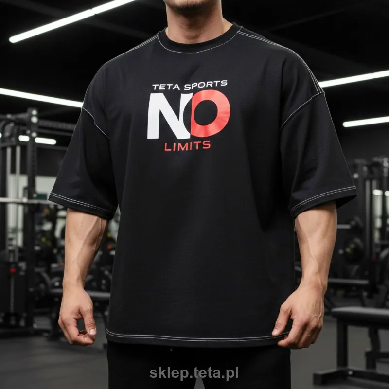 Męski rag top bawełniany 240g NO LIMITS – TETA SPORTS (24 kolory)