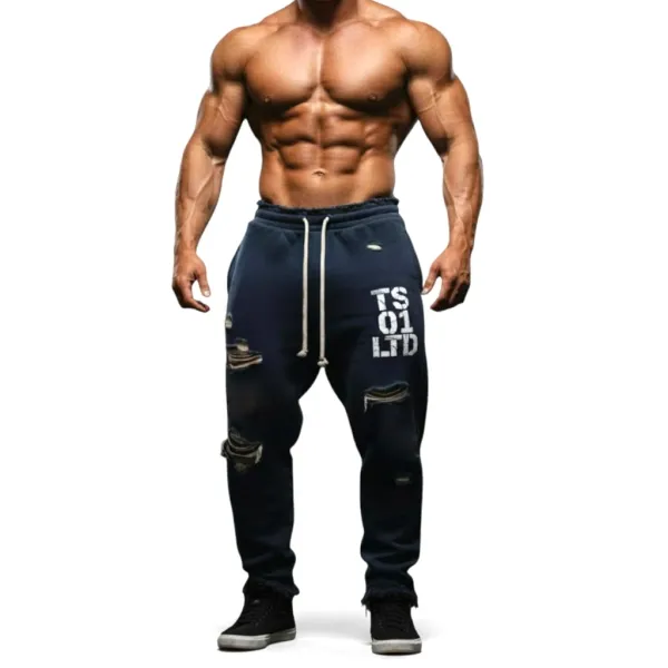 Męskie spodnie dresowe TETA SPORTS TS.01.LTD – limitowana kolekcja, surowe wykończenia, 3 grubości bawełny