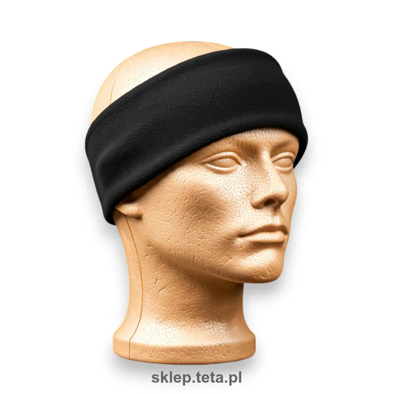 Opaska z czarnego polaru