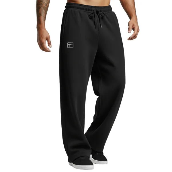 Męskie spodnie dresowe TETA SPORTS – 3 grubości bawełny, prosta luźna nogawka, z logo lub bez, 24 kolory