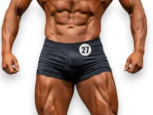 KLASYCZNE SPODENKI KULTURYSTYCZNE .SPODENKI DO POZOWANIA .CLASSIC PHYSIQUE POSING TRUNKS - 2