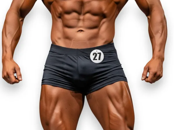 KLASYCZNE SPODENKI KULTURYSTYCZNE .SPODENKI DO POZOWANIA .CLASSIC PHYSIQUE POSING TRUNKS