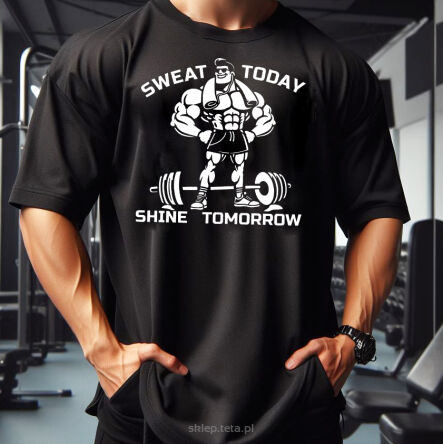 T-SHIRT  SWEAT TODAY  SHINE  TOMORROW