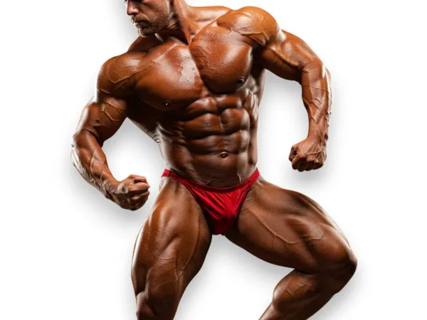 Spodenki startowe kulturystyczne – Lycra z lekkim połyskiem – modelujący szew z przodu – Teta Sports