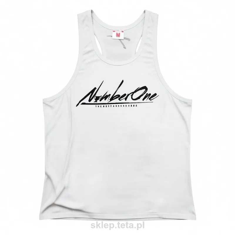 Koszulka treningowa Number One – biała