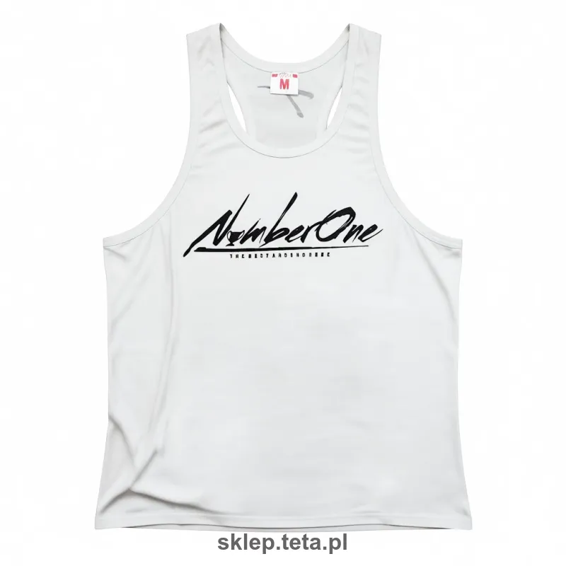 Koszulka treningowa Number One – biała