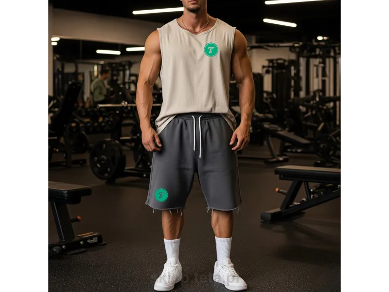 Męski Bezrękawnik Oversize  - Wytrzymałość i Styl na Ekstremalne Treningi
