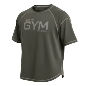 LIFE IN GYM TETA SPORTS Koszulka Treningowa Dresówka 240g - Ścieg Drabinkowy | 24 Kolory - 2