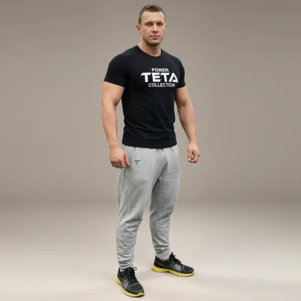 Spodnie dresowe męskie TETA SPORTS – 2 grubości materiału, idealne na trening i codzień