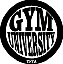 Logo 11D -  GYM University (22cm), Logo 11M -  GYM University (8cm).