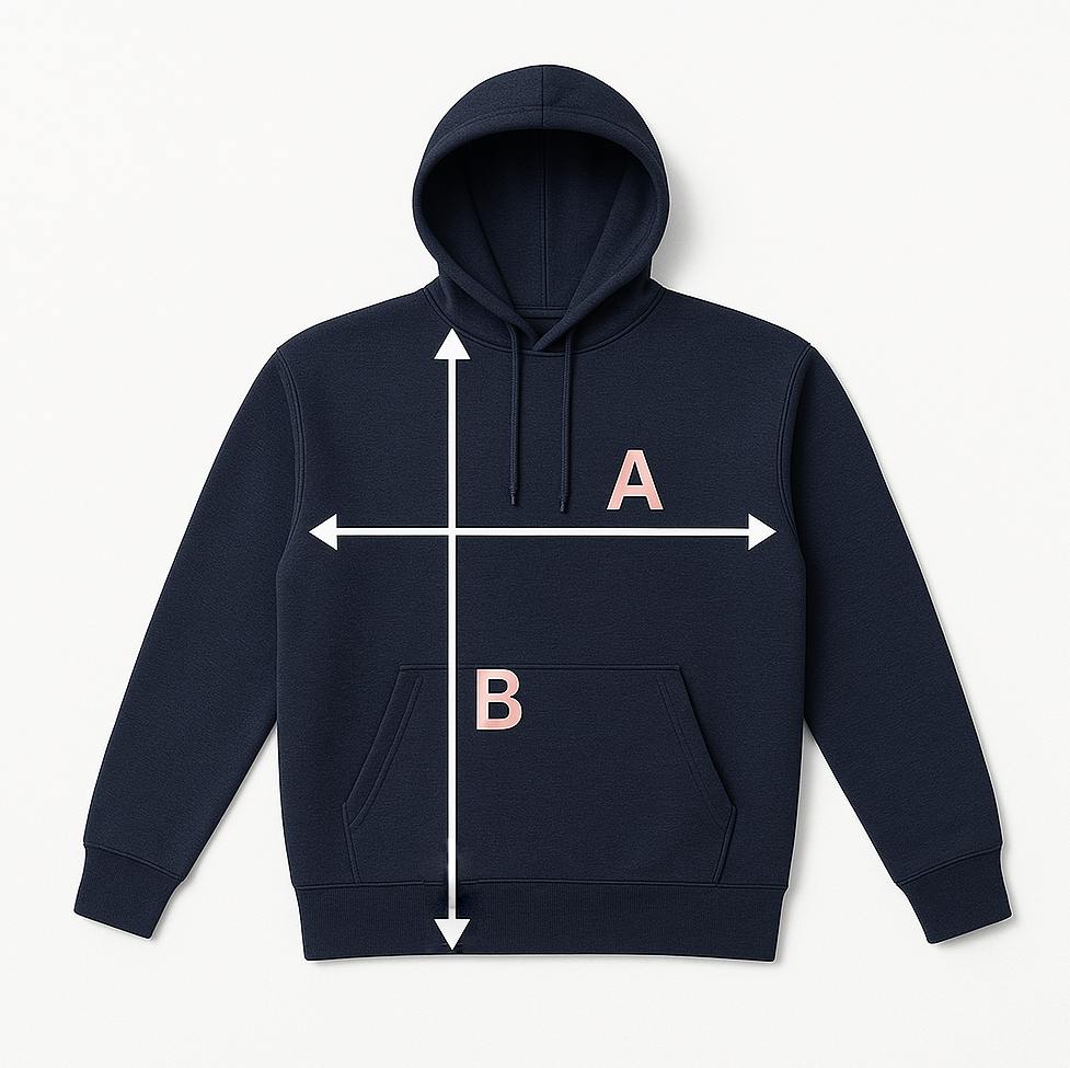 Instrukcja pomiaru bluzy